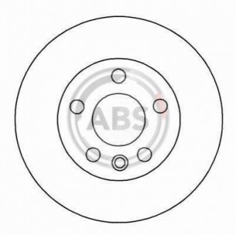 Тормозной диск (передний) A.B.S. 16657 (фото 1)