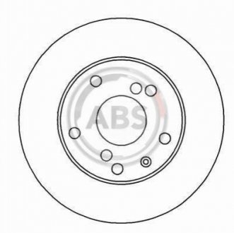 Тормозной диск (передний) A.B.S. 16926 (фото 1)
