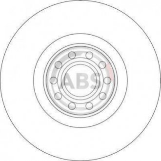 Гальмівний диск (передній) A.B.S. 16929 (фото 1)