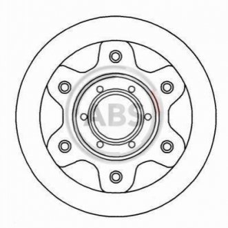 Тормозной диск (передний) A.B.S. 16943 (фото 1)