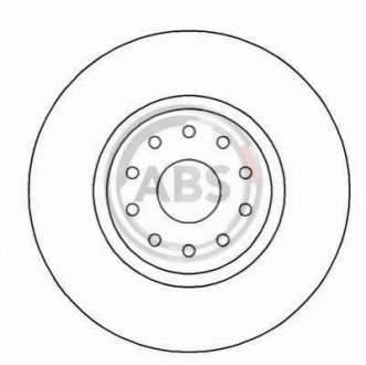 Тормозной диск (передний) A.B.S. 17014 (фото 1)