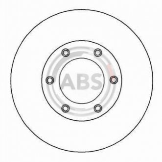 Гальмівний диск (передній) A.B.S. 17015 (фото 1)