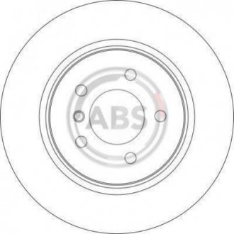 Гальмівний диск (задній) A.B.S. 17026 (фото 1)