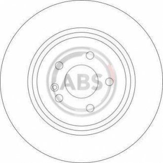 Гальмівний диск A.B.S. 17052 (фото 1)