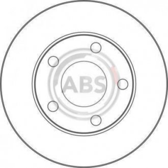 Тормозной диск (задний) A.B.S. 17056 (фото 1)
