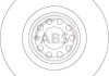 Тормозной диск (передний) A.B.S. 17058 (фото 2)
