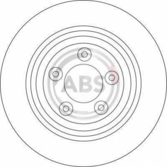Гальмівний диск A.B.S. 17078 (фото 1)