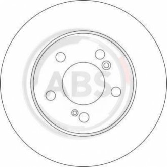 Гальмівний диск A.B.S. 17107 (фото 1)
