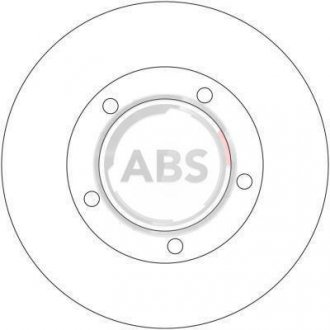 Гальмівний диск (передній) A.B.S. 17189 (фото 1)