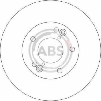 Гальмівний диск A.B.S. 17206 (фото 1)