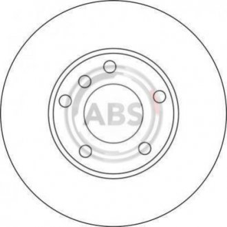 Гальмівний диск (передній) A.B.S. 17335 (фото 1)