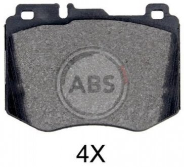 Дисковые тормозные колодки (передние) A.B.S. 35064 (фото 1)