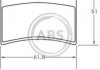 Гальмівні колодки, дискове гальмо (набір) A.B.S. 36814 (фото 1)