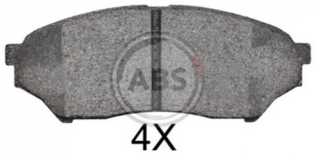 Гальмівні колодки, дискове гальмо (набір) A.B.S. 37200 (фото 1)