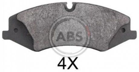 Дисковые тормозные колодки (передние) A.B.S. 37803 (фото 1)