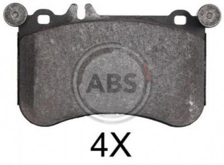 Дисковые тормозные колодки (передние) A.B.S. 37902 (фото 1)