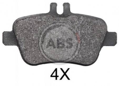 Дисковые тормозные колодки (задние) A.B.S. 37905 (фото 1)