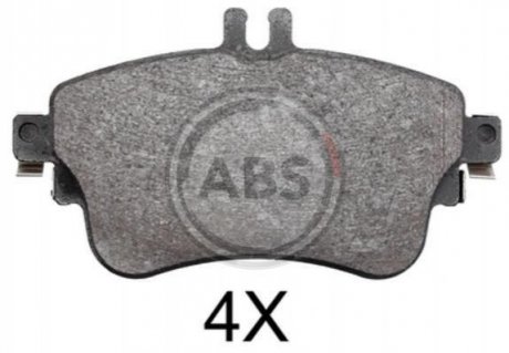 Дисковые тормозные колодки (передние) A.B.S. 37912 (фото 1)