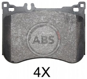 Дисковые тормозные колодки (передние) A.B.S. 37952 (фото 1)