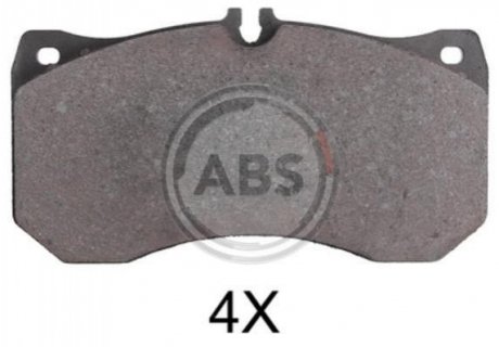 Дисковые тормозные колодки (передние) A.B.S. 37962 (фото 1)