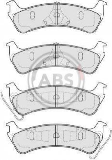 Гальмівні колодки, дискове гальмо (набір) A.B.S. 38664 (фото 1)