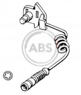 Сигнализатор, износ тормозных колодок A.B.S. 39580 (фото 1)