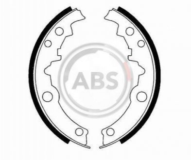 Гальмівні колодки, барабанні (набір) A.B.S. 40553 (фото 1)
