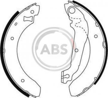 Тормозные колодки (задние) A.B.S. 8705 (фото 1)