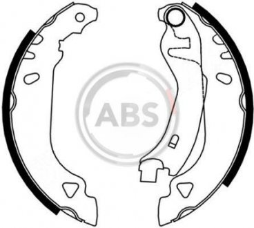 Тормозные колодки (задние) A.B.S. 8831 (фото 1)