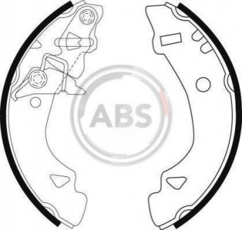 Тормозные колодки (задние) A.B.S. 8948 (фото 1)