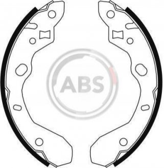 Тормозные колодки (задние) A.B.S. 9066 (фото 1)