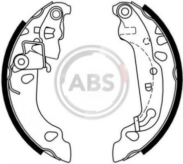 Тормозные колодки (задние) A.B.S. 9166 (фото 1)