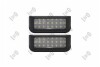 Лiхтар пiдсвiчування номерного знаку свiтлодiодний, 2 шт. Abakus L382100006LED (фото 1)