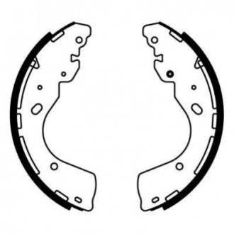 Дисковые тормозные колодки (задние) ABE C01060ABE (фото 1)