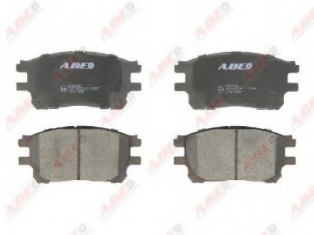 Дисковые тормозные колодки (передние) ABE C12114ABE (фото 1)