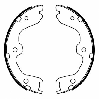 Барабанные тормозные колодки C01067ABE