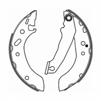 Дисковые тормозные колодки (задние) ABE C0G021ABE (фото 1)