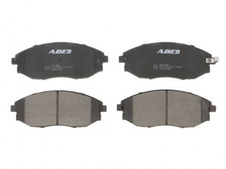 Дисковые тормозные колодки (передние) ABE C10021ABE (фото 1)
