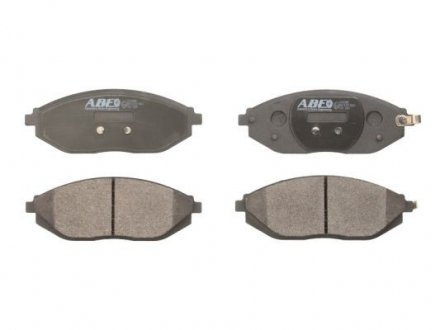 Дисковые тормозные колодки (передние) ABE C10024ABE (фото 1)