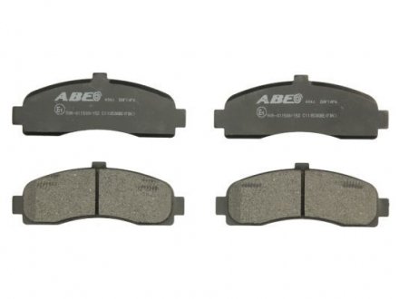 Дисковые тормозные колодки (передние) ABE C11053ABE (фото 1)