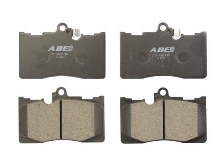 Дисковые тормозные колодки (передние) ABE C12116ABE (фото 1)