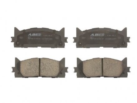 Дисковые тормозные колодки (передние) ABE C12120ABE (фото 1)