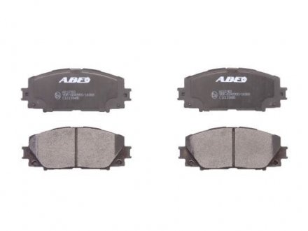 Дисковые тормозные колодки (передние) ABE C12133ABE (фото 1)