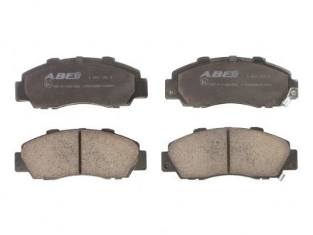 Дисковые тормозные колодки (передние) ABE C14032ABE (фото 1)