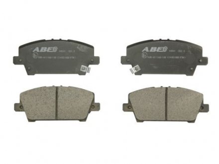 Дисковые тормозные колодки (передние) ABE C14051ABE (фото 1)