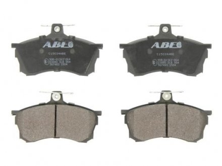 Дискові гальмівні колодки (передні) ABE C15034ABE (фото 1)