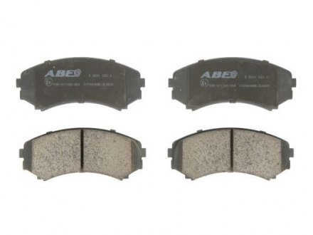 Дисковые тормозные колодки (передние) ABE C15040ABE (фото 1)