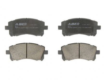 Дисковые тормозные колодки (передние) ABE C17011ABE (фото 1)