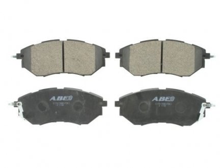 Дисковые тормозные колодки (передние) ABE C17017ABE (фото 1)