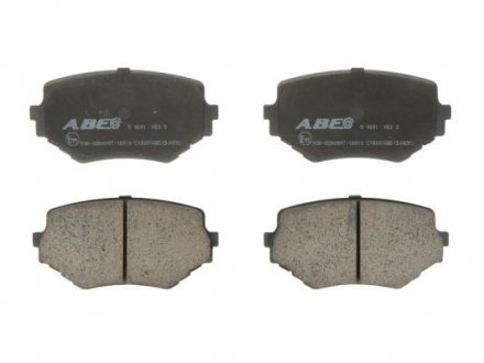 Дискові гальмівні колодки (передні) ABE C18001ABE (фото 1)